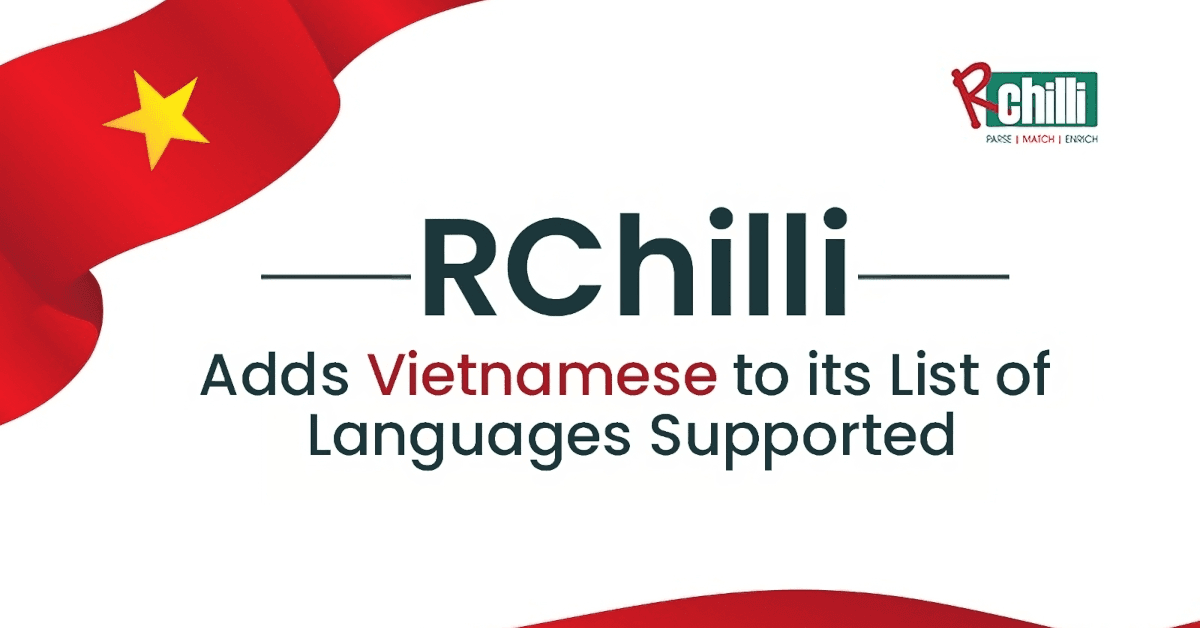 RChilli Expands Language Support to Include Vietnamese, Enhancing Global Talent Acquisition Capabilities