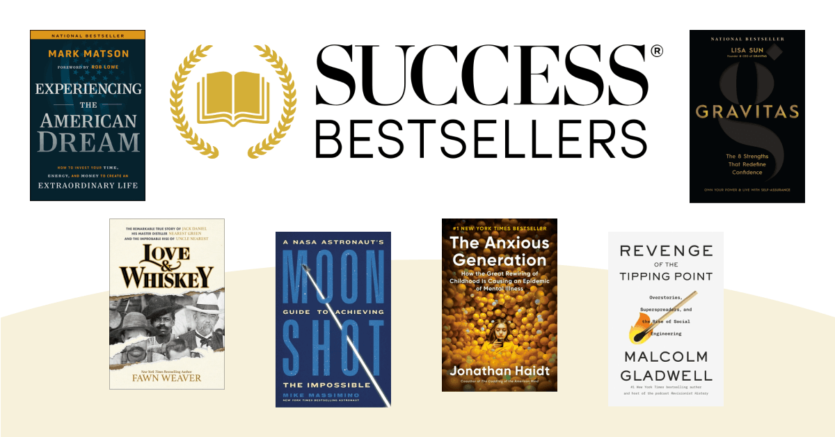 SUCCESS® Bestseller Lists Reveal Strong Trends in Resilience, Women's Leadership, and Mental Health Focus
