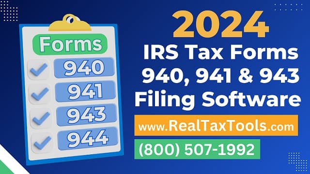 Real Business Solutions Launches 2024 IRS Tax Forms Filing Engine in Payroll Mate Software