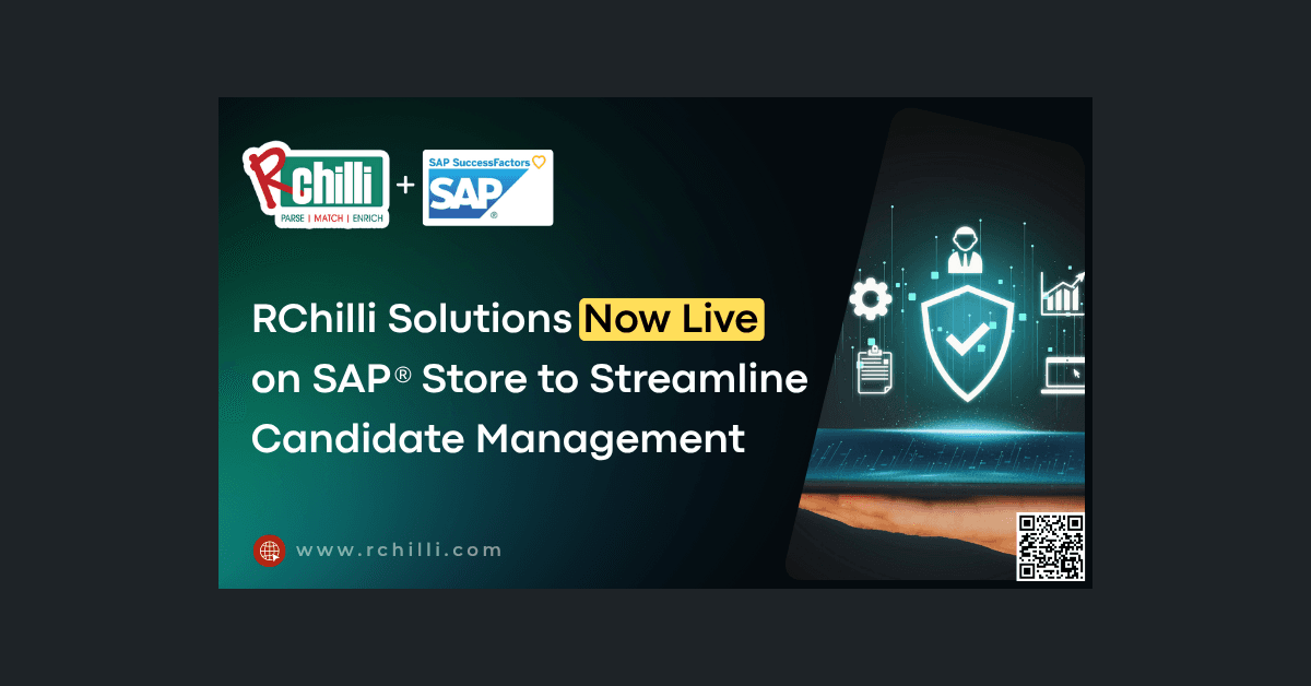 RChilli Integrates with SAP Store to Enhance Recruitment Automation for HR Professionals