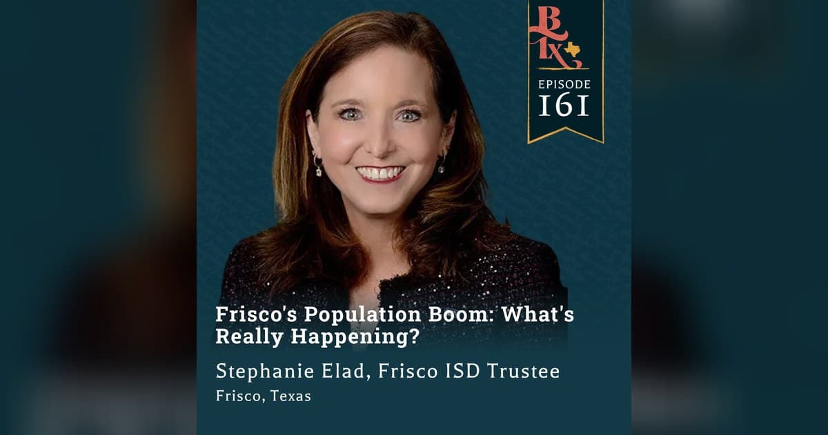 Frisco ISD Trustee Stephanie Elad Discusses Landlocked District's Shift to Career Pathways and Teacher Retention