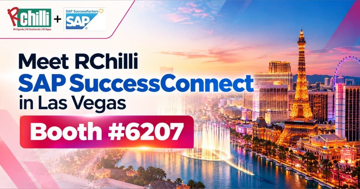 RChilli to Showcase Candidate Data Quality Solutions at SAP SuccessConnect 2026